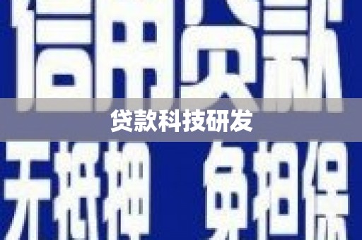 岭东贷款科技研发