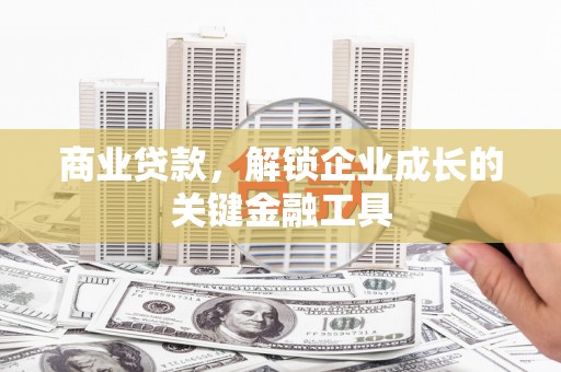 岭东商业贷款，解锁企业成长的关键金融工具
