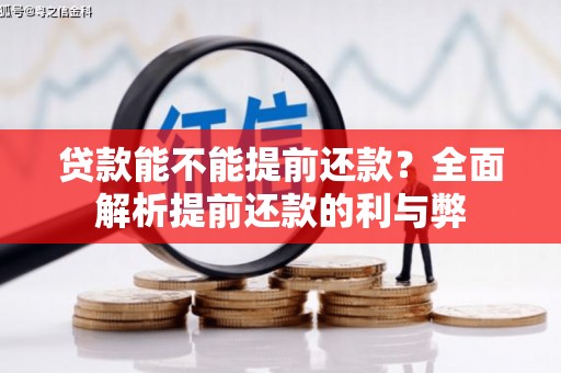 岭东贷款能不能提前还款？全面解析提前还款的利与弊