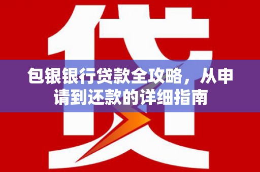 岭东包银银行贷款全攻略，从申请到还款的详细指南