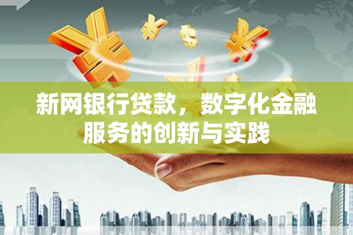 岭东新网银行贷款，数字化金融服务的创新与实践