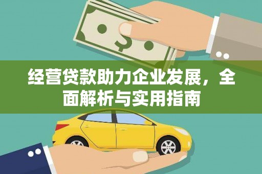 岭东经营贷款助力企业发展，全面解析与实用指南
