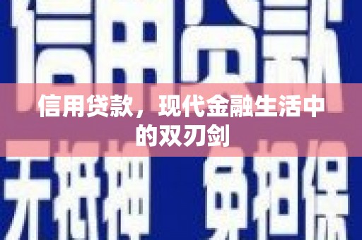 岭东信用贷款，现代金融生活中的双刃剑