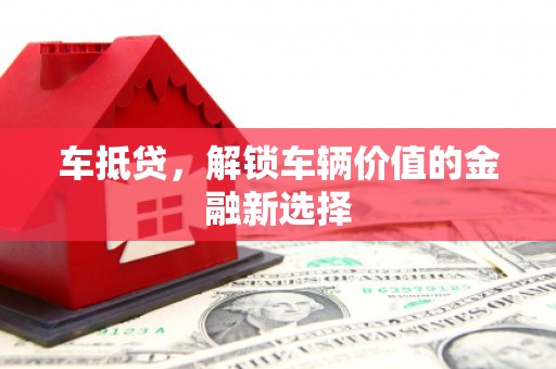 岭东车抵贷，解锁车辆价值的金融新选择