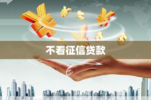 岭东不看征信贷款