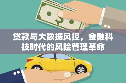 岭东贷款与大数据风控，金融科技时代的风险管理革命