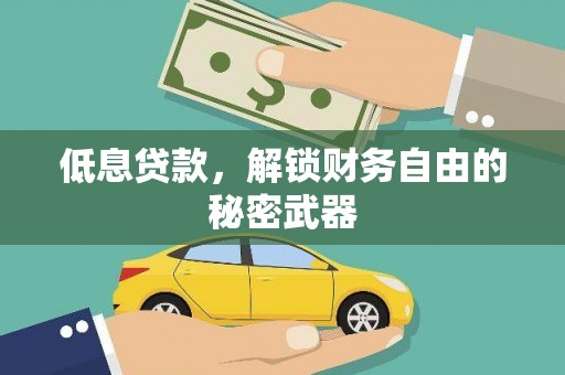 岭东低息贷款，解锁财务自由的秘密武器