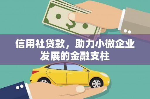 岭东信用社贷款，助力小微企业发展的金融支柱
