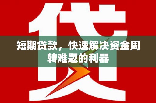 岭东短期贷款，快速解决资金周转难题的利器