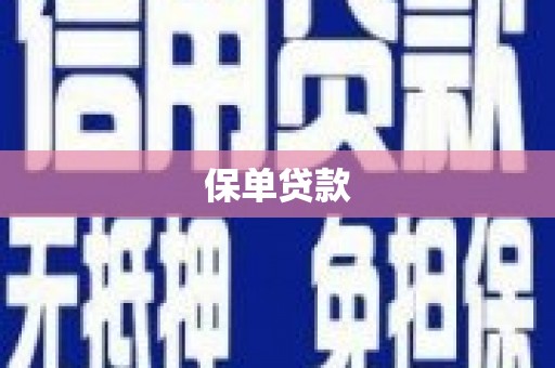 岭东保单贷款