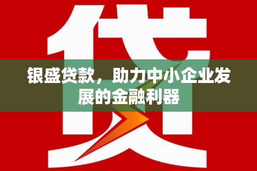 岭东银盛贷款，助力中小企业发展的金融利器