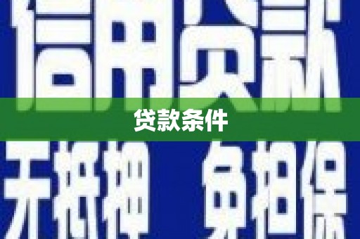岭东贷款条件