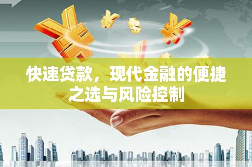 岭东快速贷款，现代金融的便捷之选与风险控制