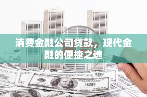 岭东消费金融公司贷款，现代金融的便捷之选