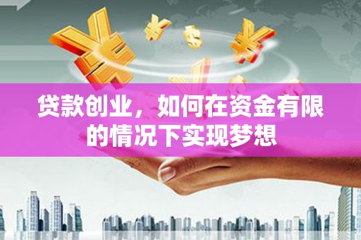 岭东贷款创业，如何在资金有限的情况下实现梦想