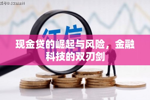 岭东现金贷的崛起与风险，金融科技的双刃剑