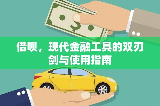 岭东借呗，现代金融工具的双刃剑与使用指南