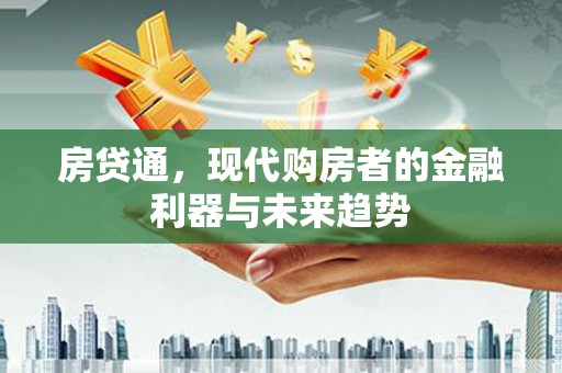 岭东房贷通，现代购房者的金融利器与未来趋势