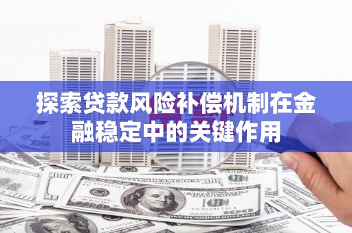 岭东探索贷款风险补偿机制在金融稳定中的关键作用