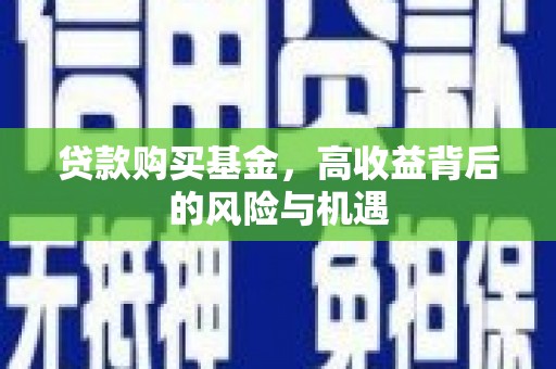 岭东贷款购买基金，高收益背后的风险与机遇