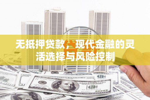 岭东无抵押贷款，现代金融的灵活选择与风险控制