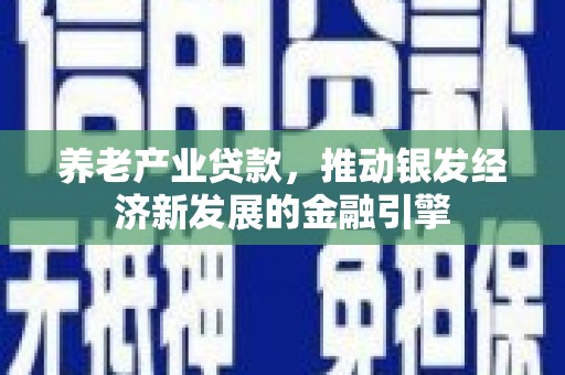 岭东养老产业贷款，推动银发经济新发展的金融引擎