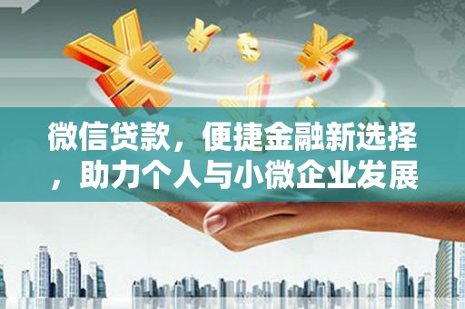 岭东微信贷款，便捷金融新选择，助力个人与小微企业发展