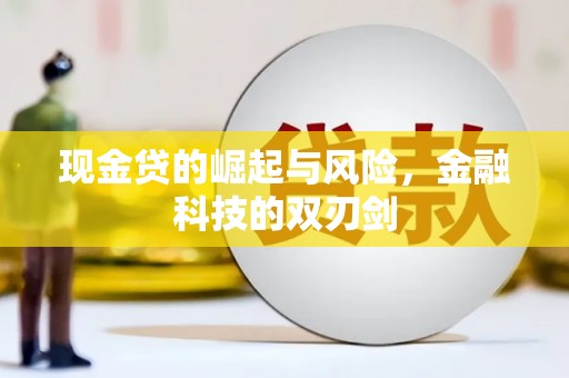 岭东现金贷的崛起与风险，金融科技的双刃剑