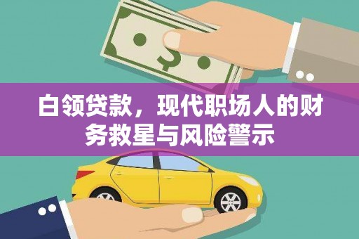 岭东白领贷款，现代职场人的财务救星与风险警示