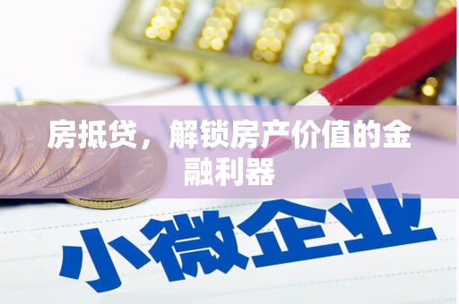 岭东房抵贷，解锁房产价值的金融利器