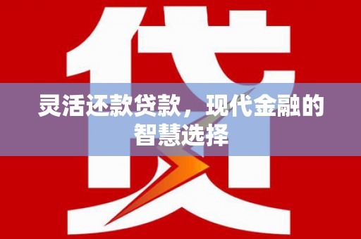 岭东灵活还款贷款，现代金融的智慧选择