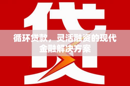 岭东循环贷款，灵活融资的现代金融解决方案