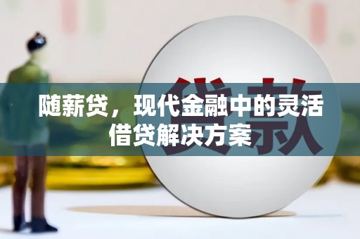 岭东随薪贷，现代金融中的灵活借贷解决方案