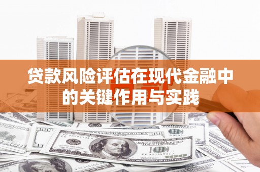 岭东贷款风险评估在现代金融中的关键作用与实践