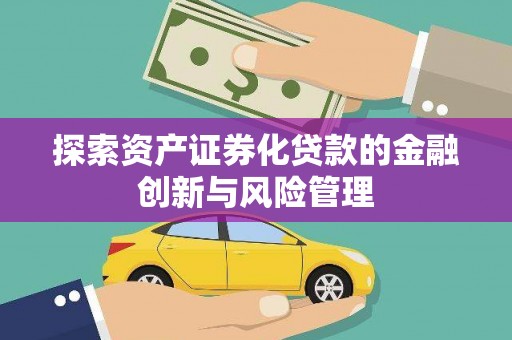 岭东探索资产证券化贷款的金融创新与风险管理