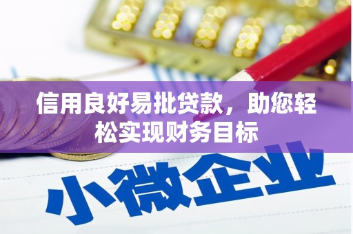 岭东信用良好易批贷款，助您轻松实现财务目标