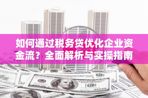 岭东如何通过税务贷优化企业资金流？全面解析与实操指南