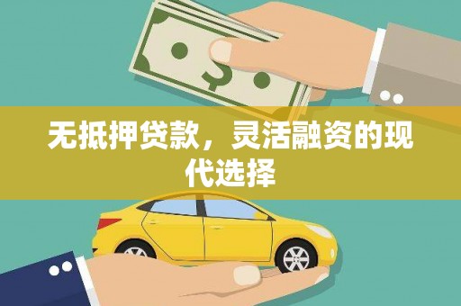岭东无抵押贷款，灵活融资的现代选择