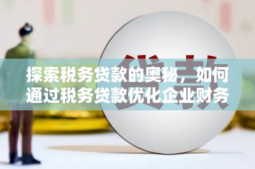 岭东探索税务贷款的奥秘，如何通过税务贷款优化企业财务