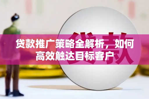 岭东贷款推广策略全解析，如何高效触达目标客户