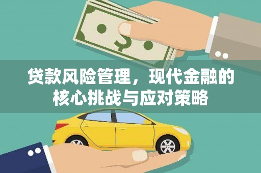 岭东贷款风险管理，现代金融的核心挑战与应对策略