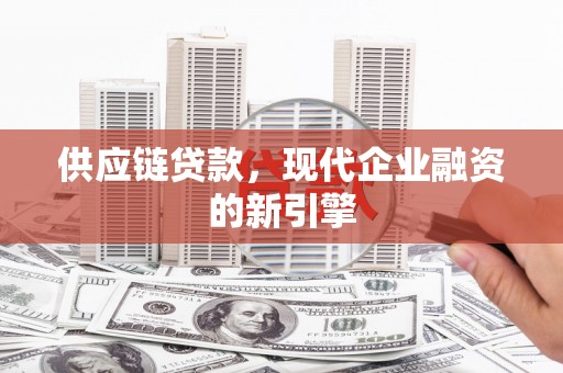 岭东供应链贷款，现代企业融资的新引擎