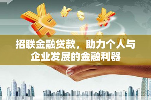 岭东招联金融贷款，助力个人与企业发展的金融利器