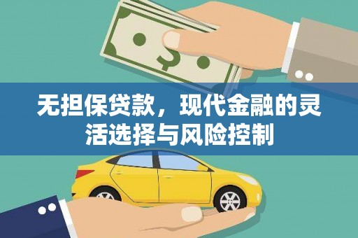 岭东无担保贷款，现代金融的灵活选择与风险控制