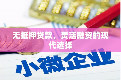 岭东无抵押贷款，灵活融资的现代选择
