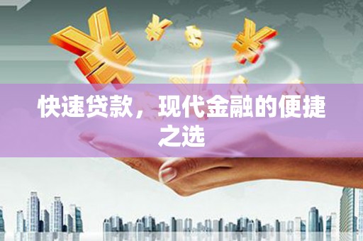 岭东快速贷款，现代金融的便捷之选