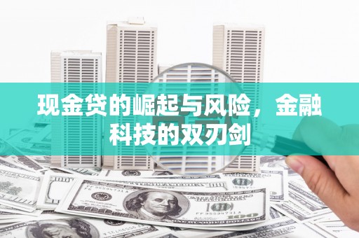 岭东现金贷的崛起与风险，金融科技的双刃剑