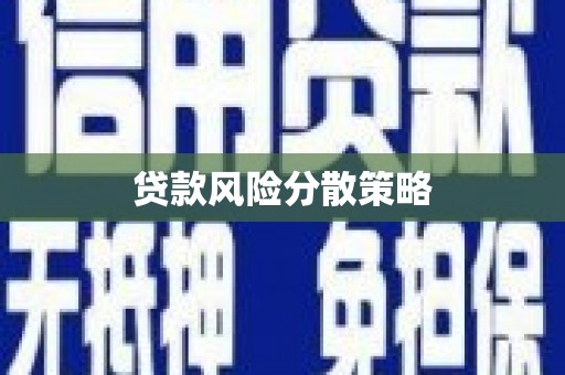 岭东贷款风险分散策略