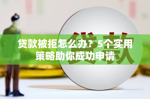 岭东贷款被拒怎么办？5个实用策略助你成功申请