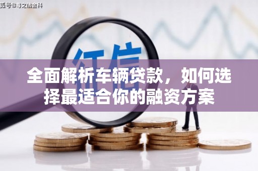岭东全面解析车辆贷款，如何选择最适合你的融资方案